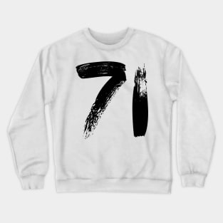 Number 71 Crewneck Sweatshirt